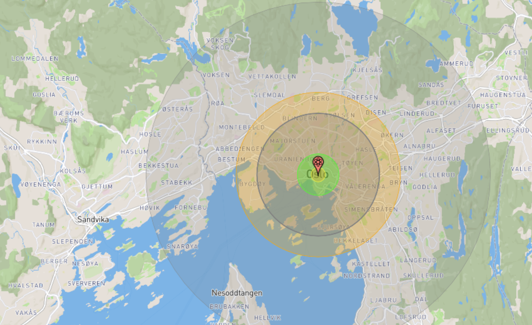 Ny rapport: Over 100 000 kan dø, dersom en atombombe sprenges over Oslo