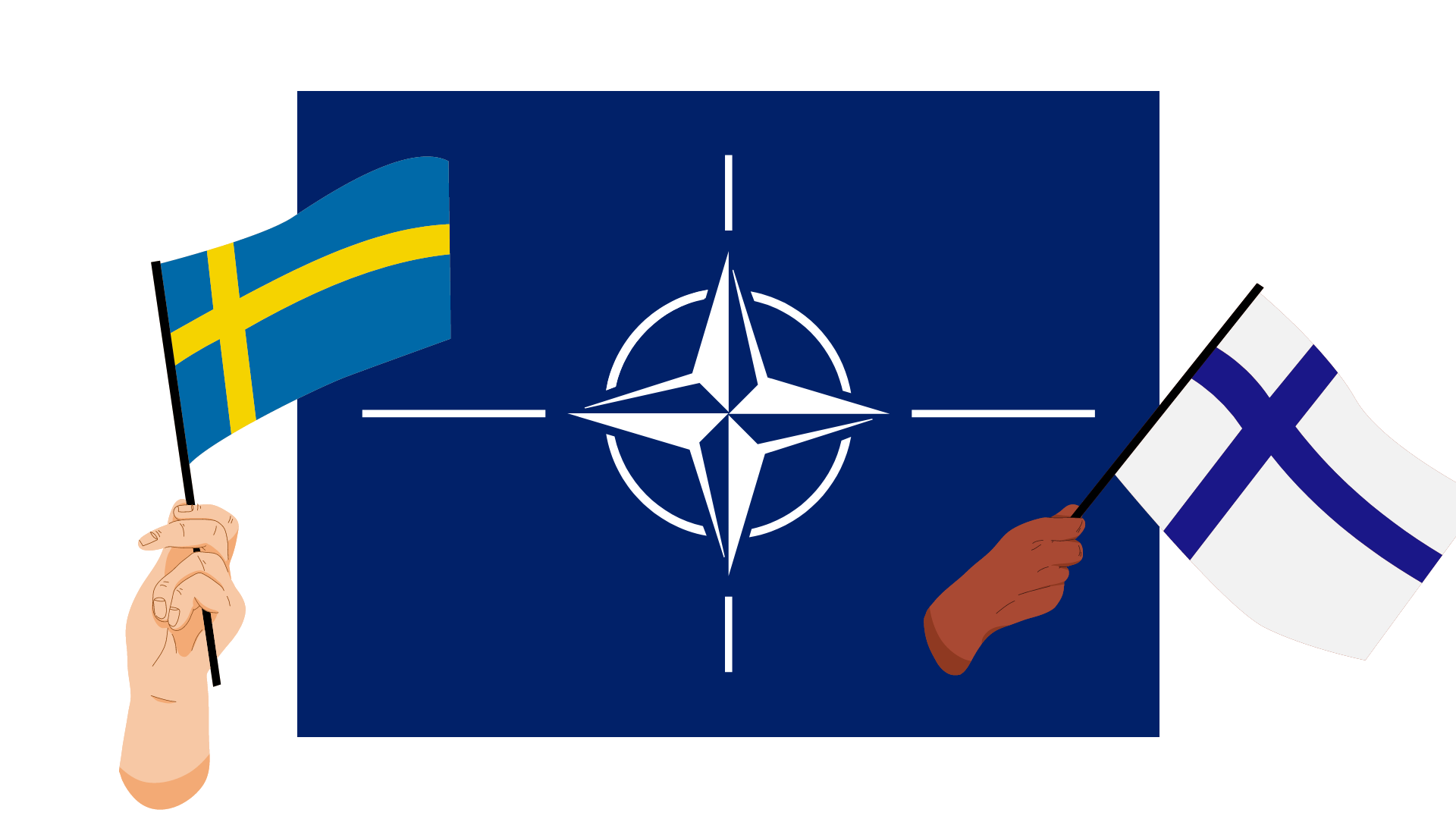 Finland og Sverige inn i Nato