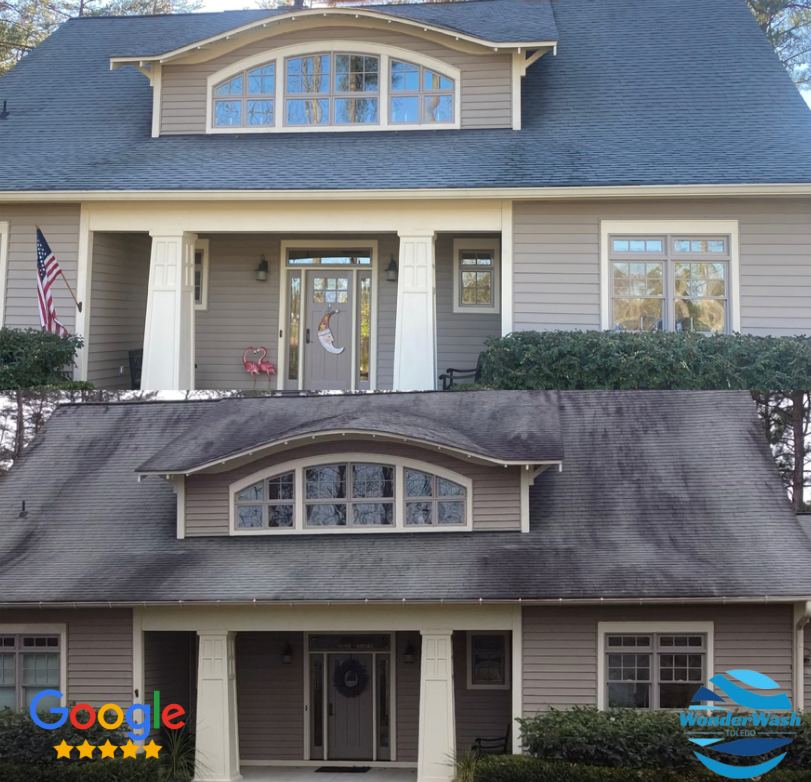 A google review is on the front of a house