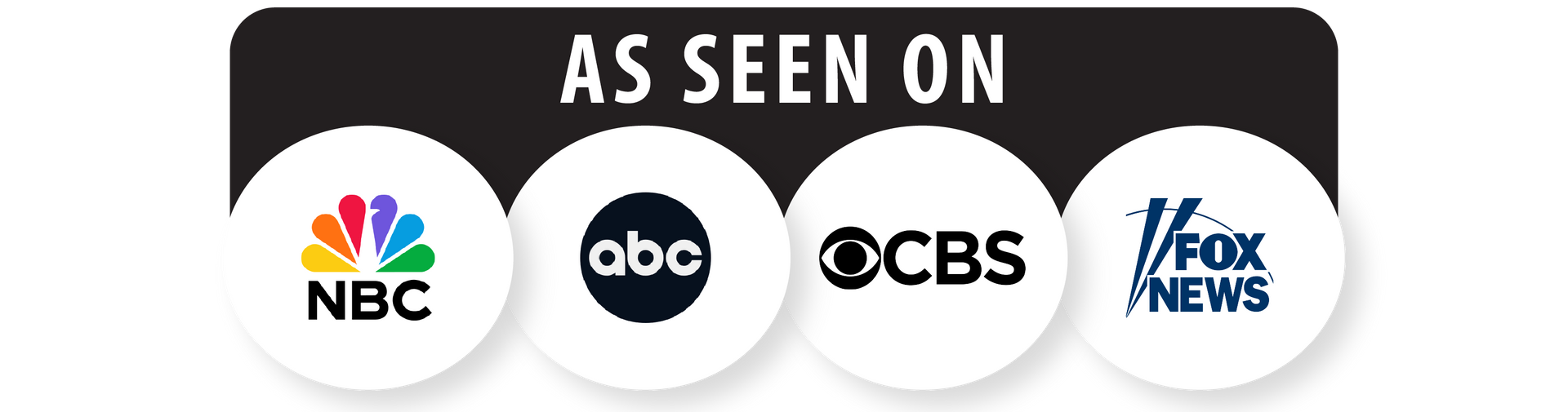 A nbc abc cbs and fox news logo