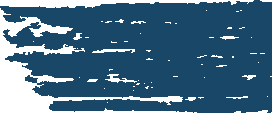 Blue brush stroke with white gaps, looks hand-drawn. Blue brush stroke with white gaps, looks hand-drawn.