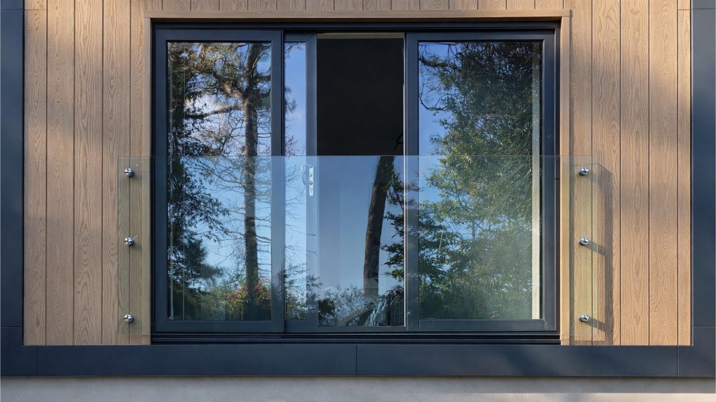 Glass Juliet balcony installed in Poole Dorset by Next Level Balconies