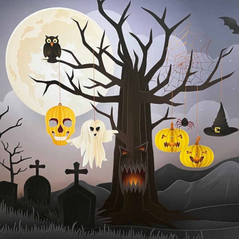 Halloween backdrop