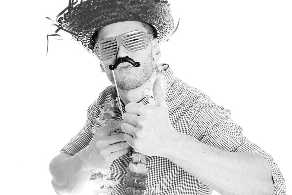 Image of a guy in a birthday party