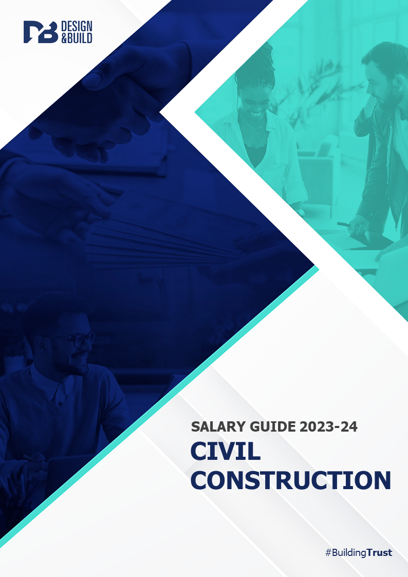 The cover of the salary guide for civil construction