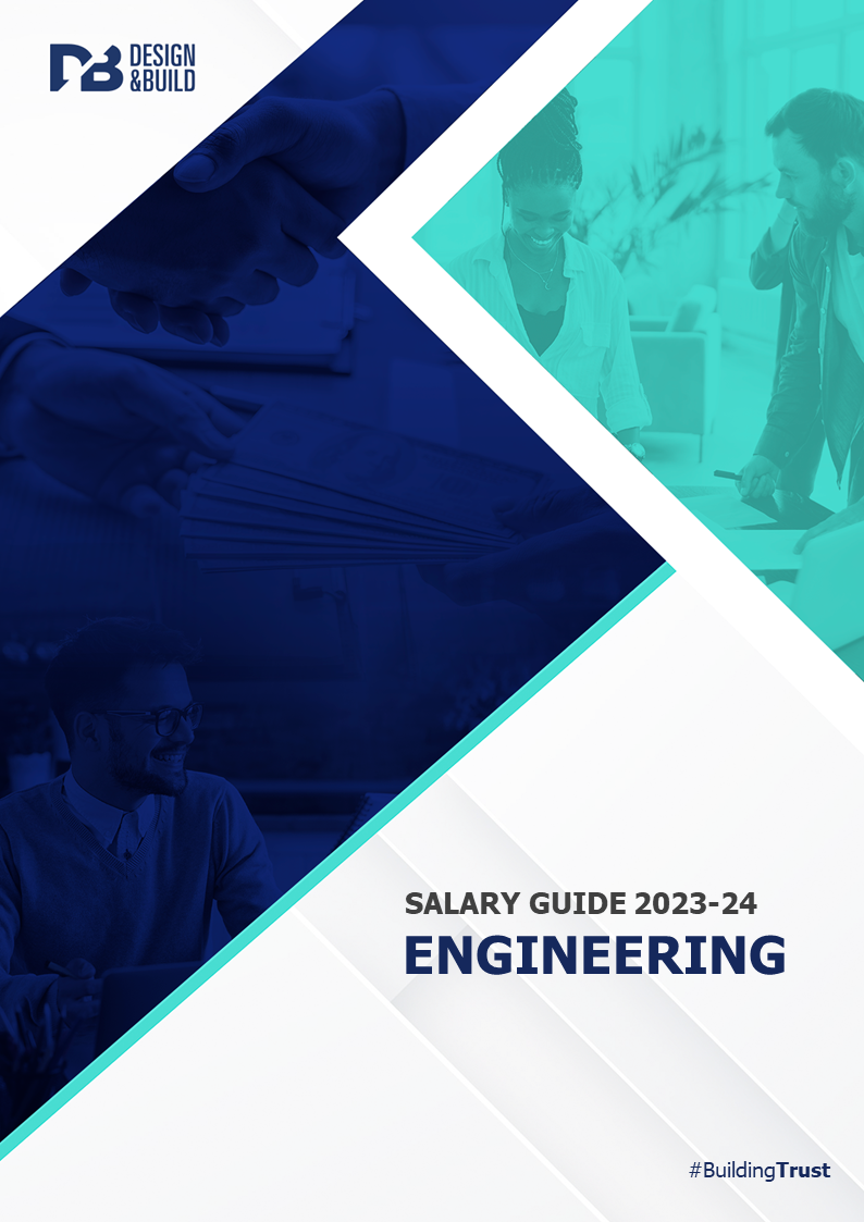 The cover of the salary guide for engineering
