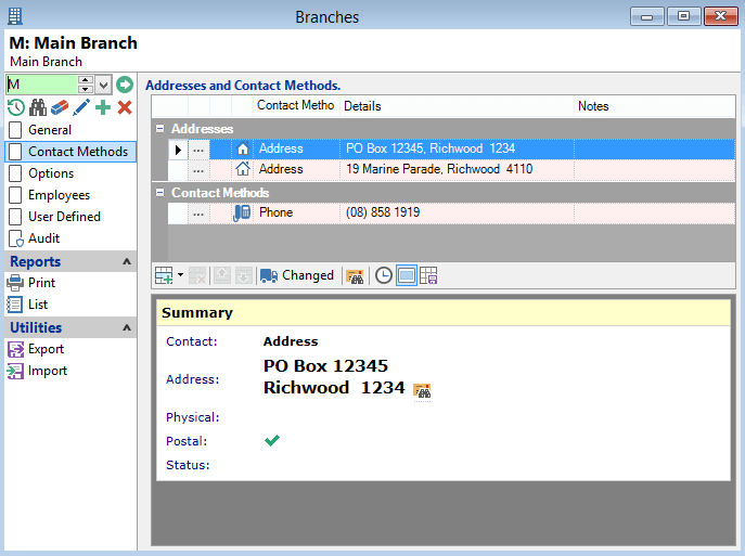 finPOWER Connect Branches