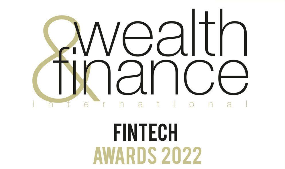 The logo for the wealth finance fintech awards 2022