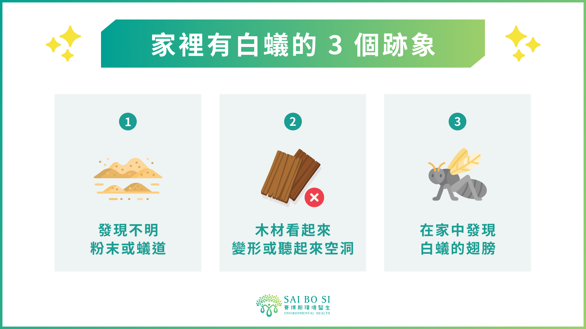 家裡有白蟻的 3 個跡象