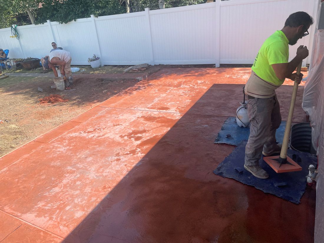 Custom Concrete Designs - Stamped Patio Great Falls MT
