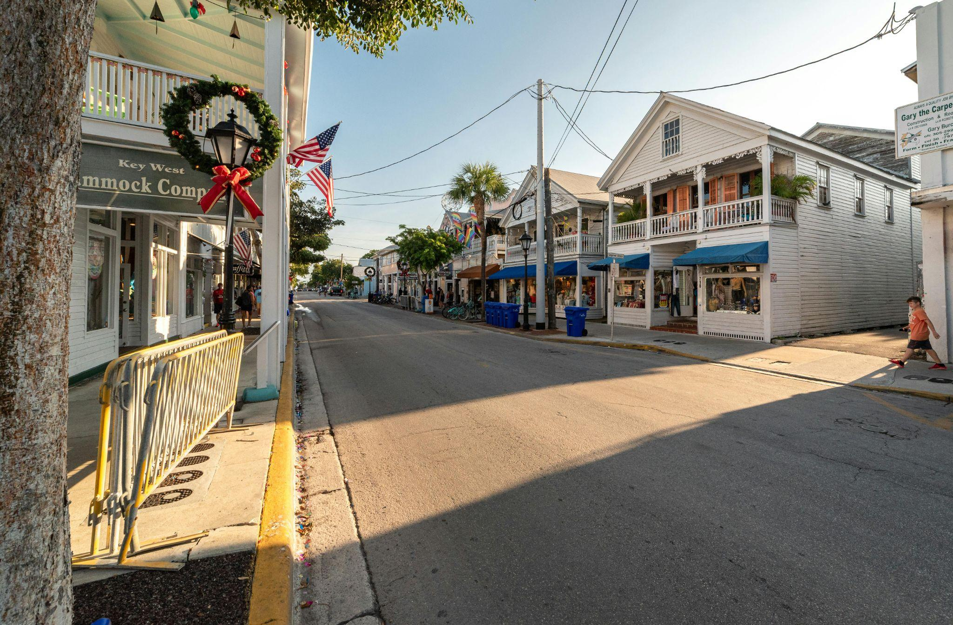view of a street in the Florida Keys
