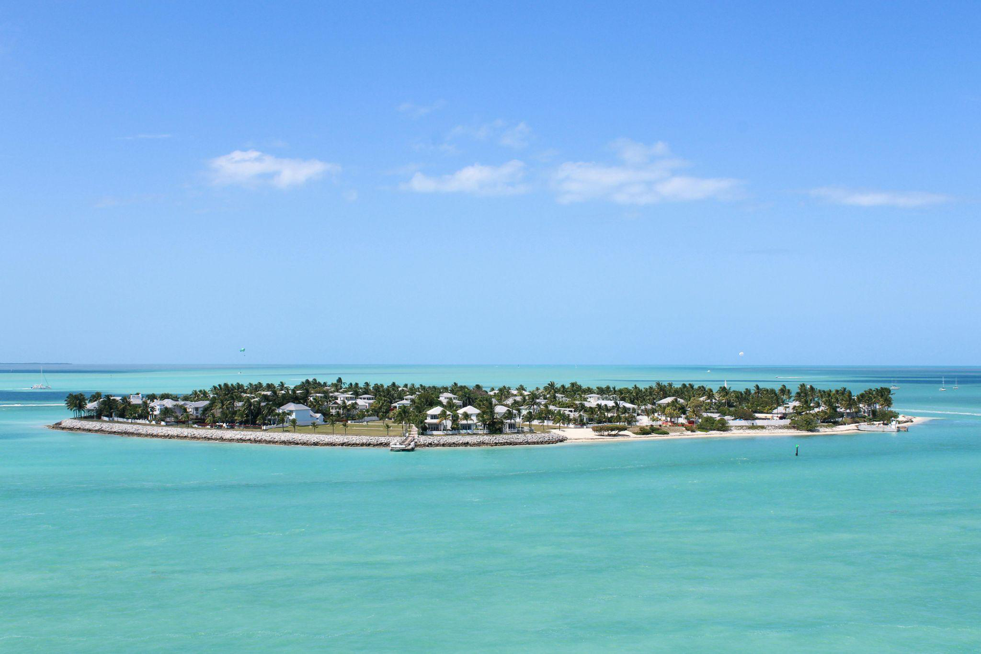 A view of the Key West island