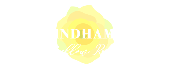 Yellow flower-like logo with white text reading “NDHAM” and a cursive subtitle below.