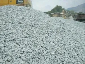 3/4" aggregate (20mm) is a widely used construction material composed of crushed rock.