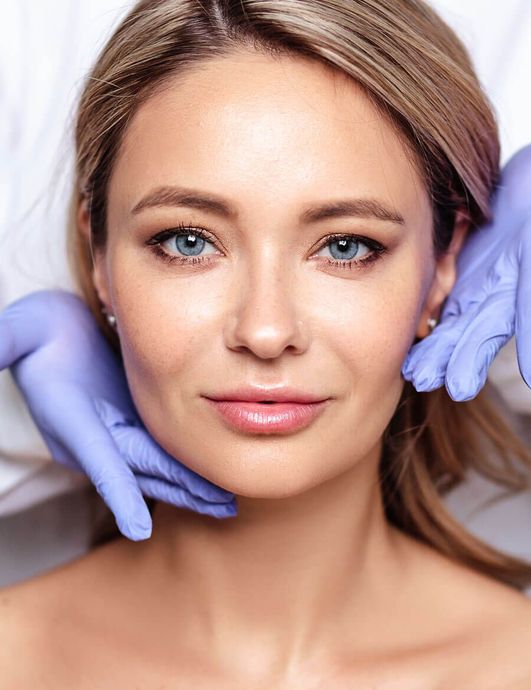 facial woman botox