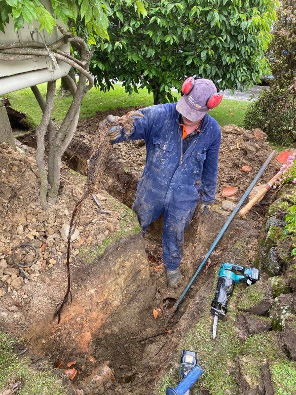drainlaying work