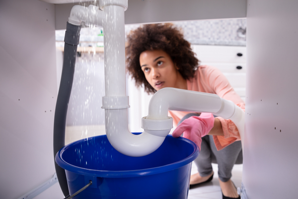 inspecting plumbing issues