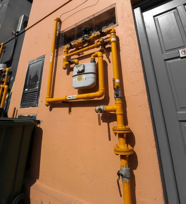 residential gas line system
