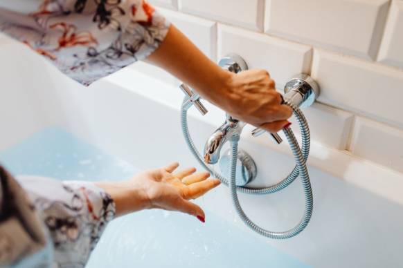 leaking hot water