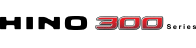 Logotipo da Série HINO 300 em preto e vermelho sobre fundo branco.
