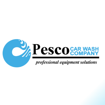 The logo for pesco car wash company professional equipment solutions Pesco car wash company