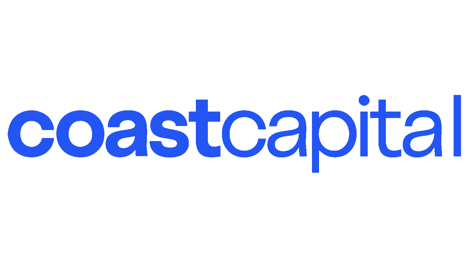The logo for coastcapital is blue and white on a white background.