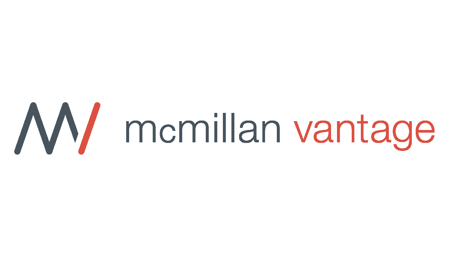 A logo for mcmillan vantage is shown on a white background.