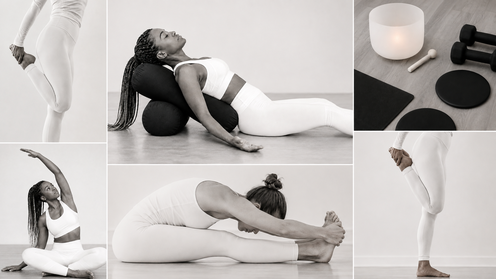 MonmouthFlow yoga students practicing heated yoga poses