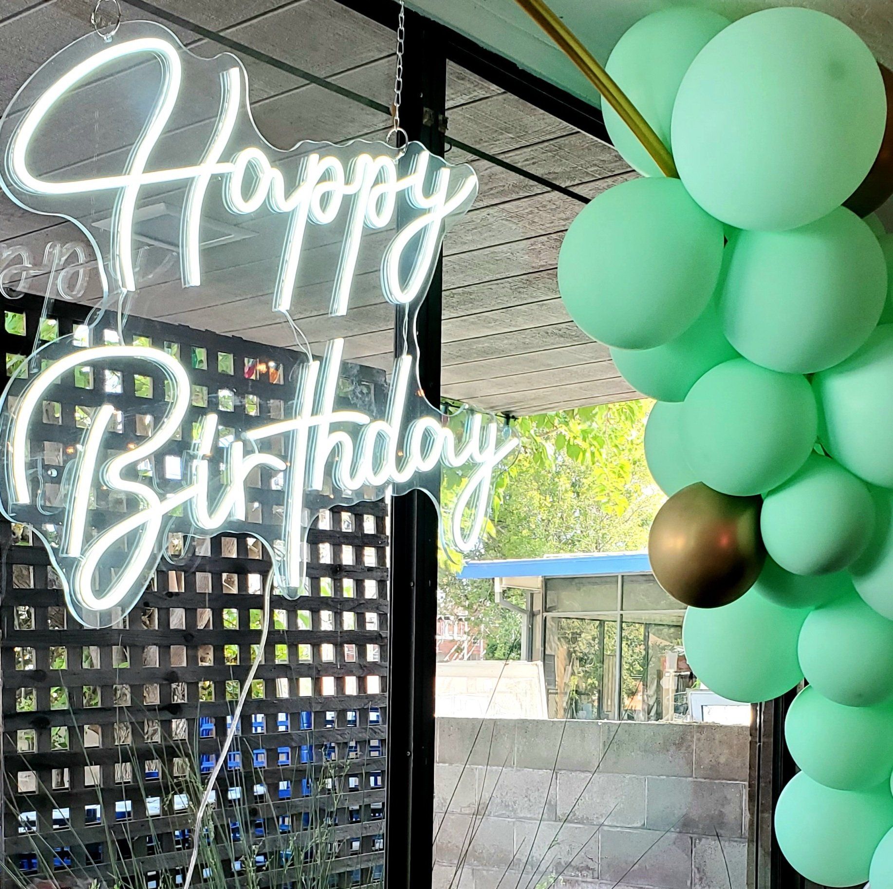 Happy Birthday Neon Sign