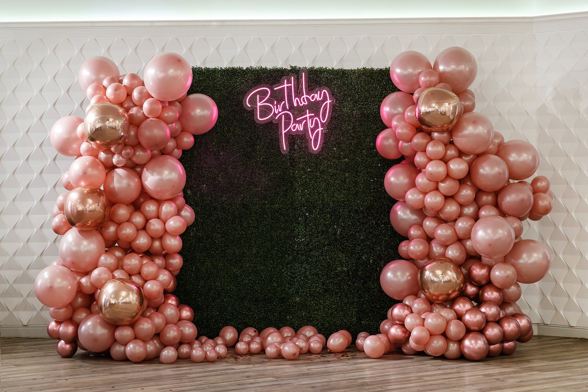 Birthday Party Balloon Wall