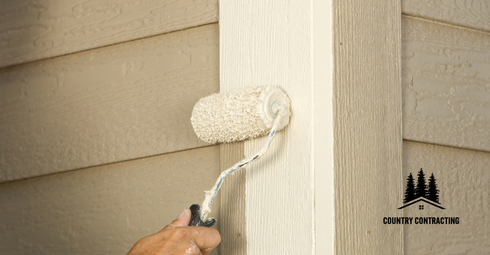 How to paint aluminum siding in Haliburton, ON Canada