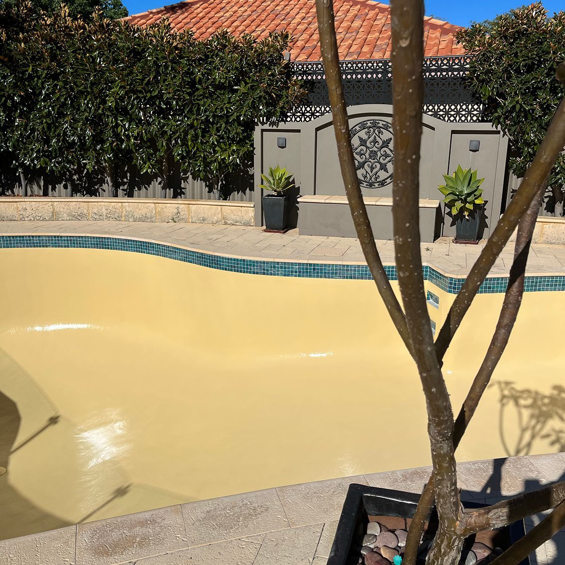 Pool Second Coating