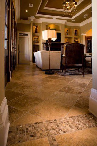 Marble with Tile Flooring — Jefferson, LA — Prestige Flooring