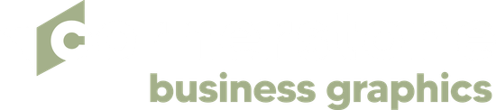 A sage-green logo featuring a stylized letter 