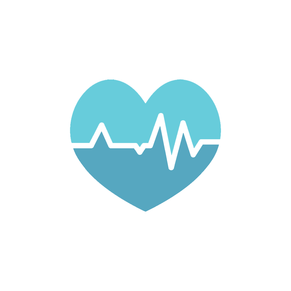 Heart with ekg icon
