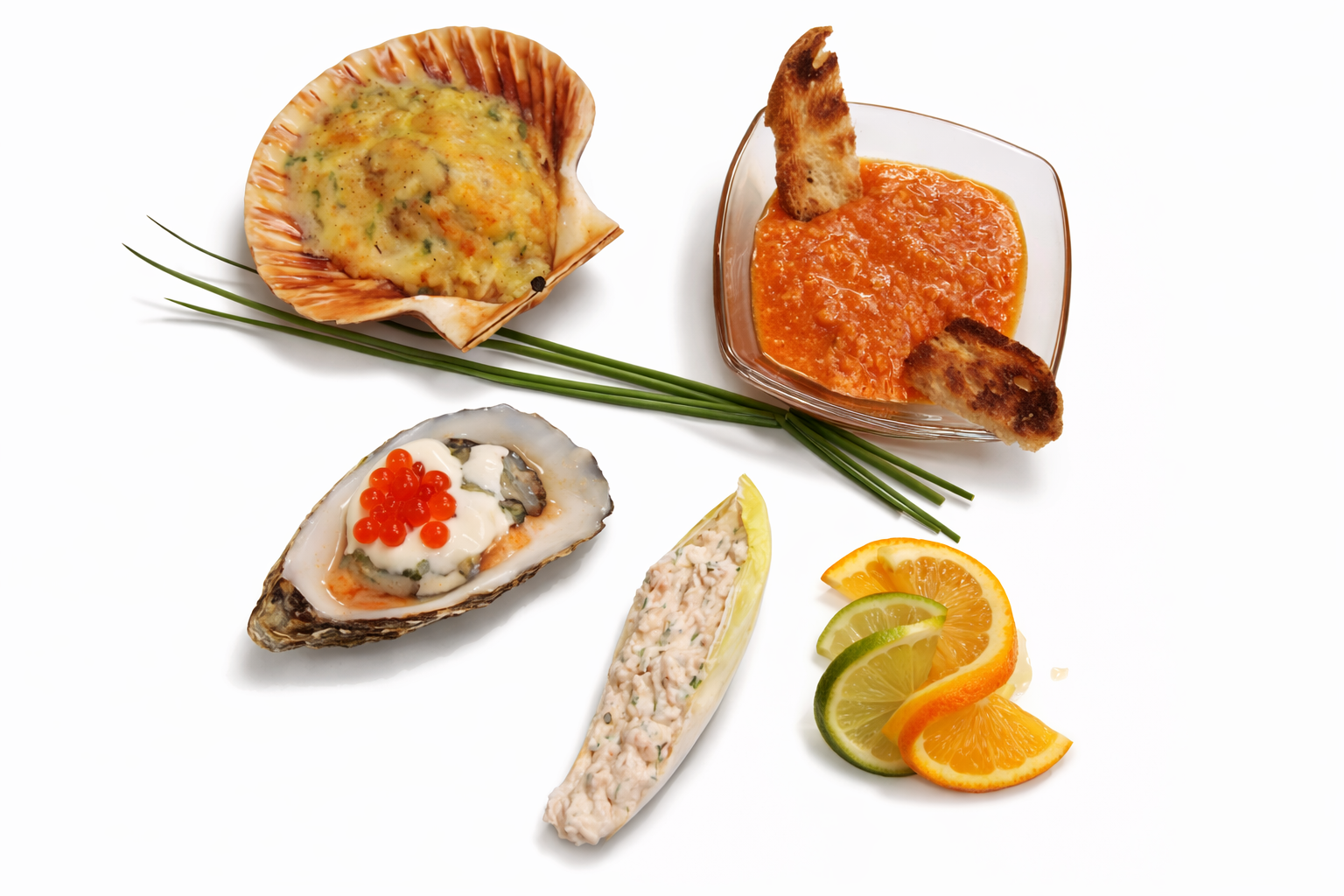 Gourmet appetizer platter at Amore & Friends seaside restaurant, Peschici