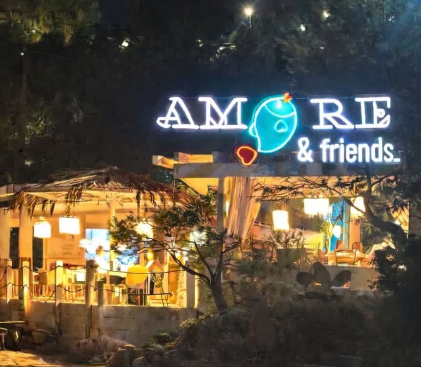 Amore & Friends restaurant at San Nicola beach, Lido Aurora, Peschici