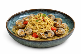 Troccoli alle Vongole  al Ristorante Amore & Friends al Lido Aurora a Peschici