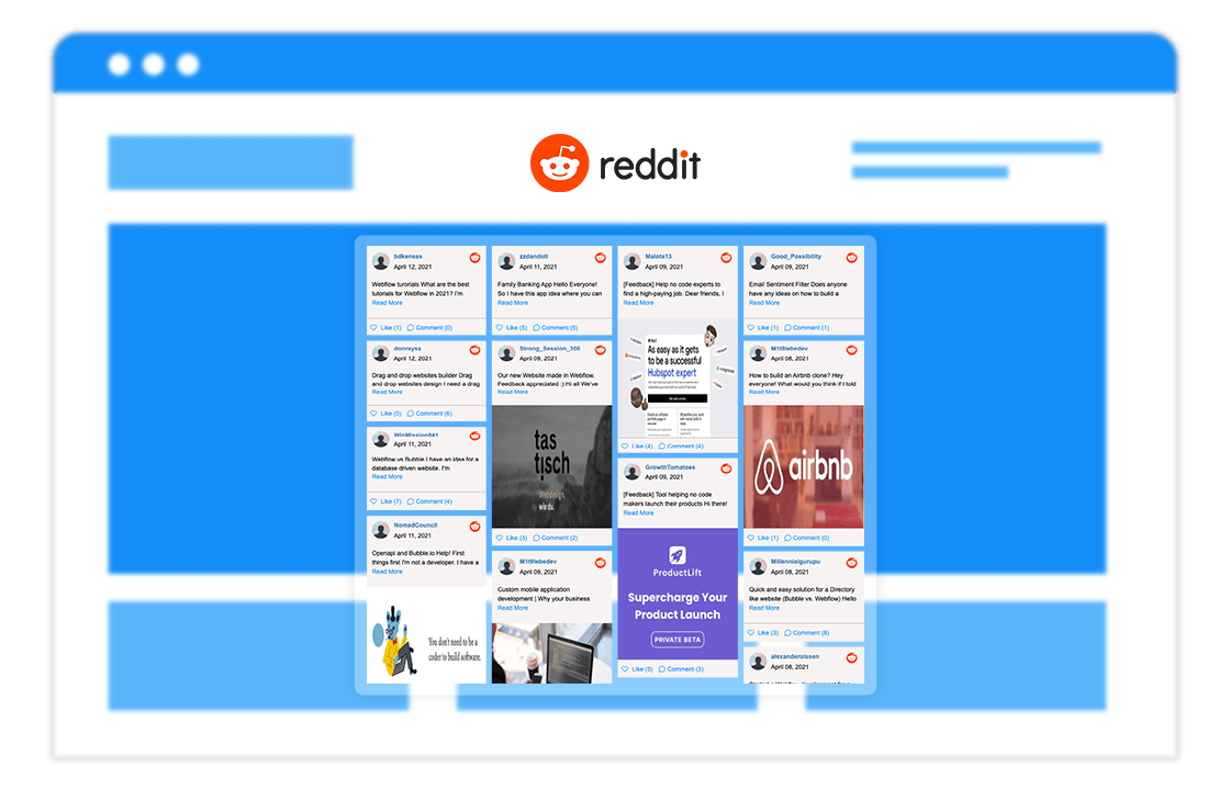Reddit Social Feed