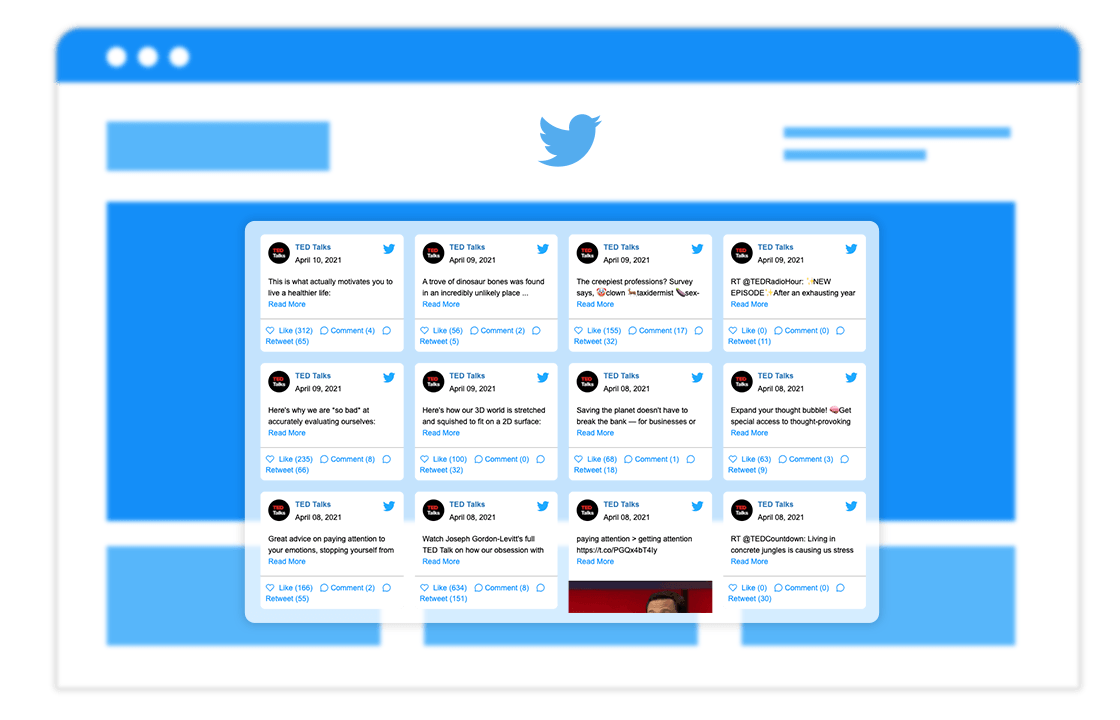 Twitter Social Feed
