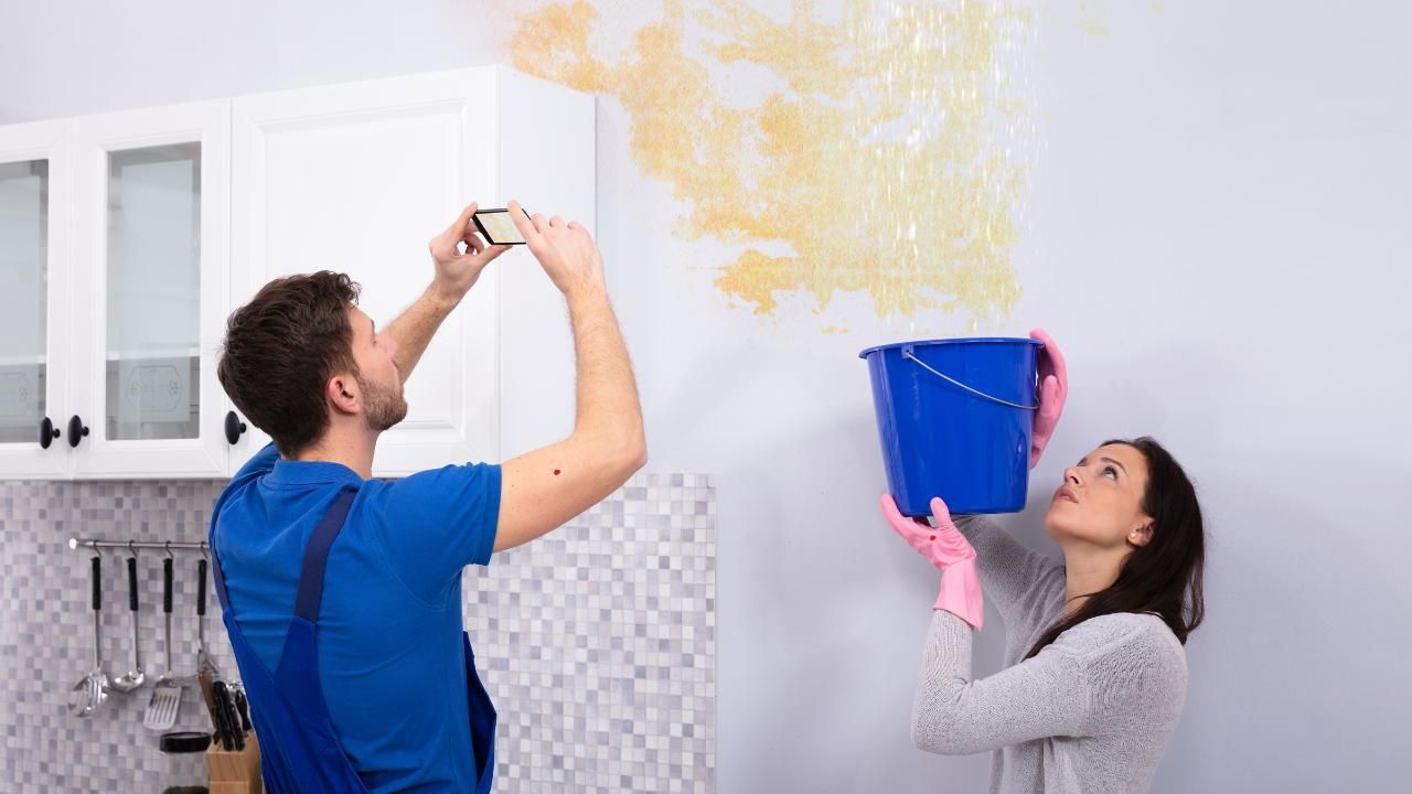 Home water damage restoration
