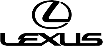 Lexus logo in black on a white background