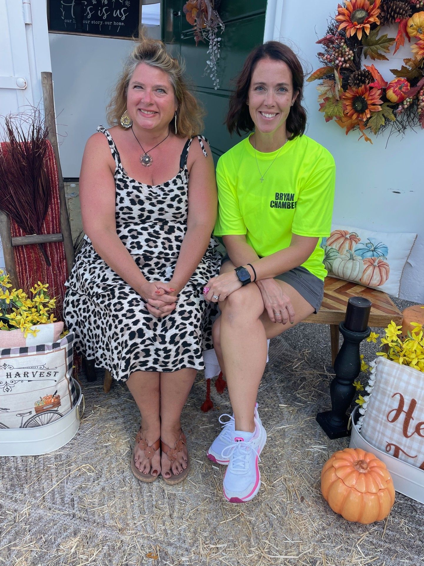 Angie and Erica at Fall Fest 2025