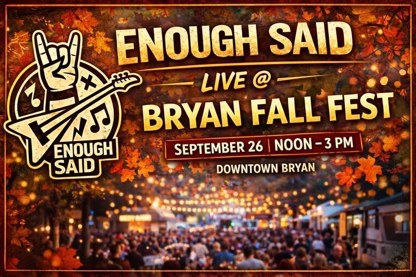 Enough Said Band playing at Fall Fest