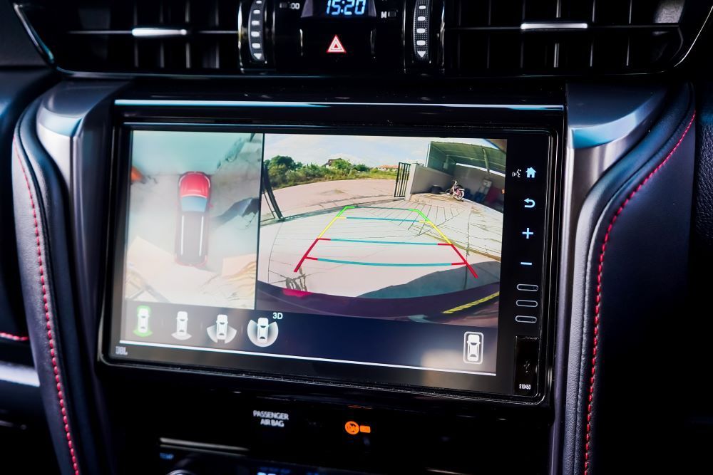 A Rear View Camera is Displayed on the Dashboard of a Car — Keppel Coast Windscreens in Coorooman, QLD
