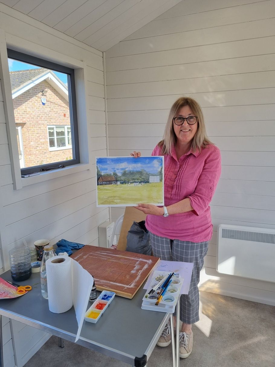 Paint art your way in Dunnock Studio. 