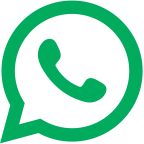 Logo di WhatsApp: una cornetta telefonica verde all'interno di un fumetto.