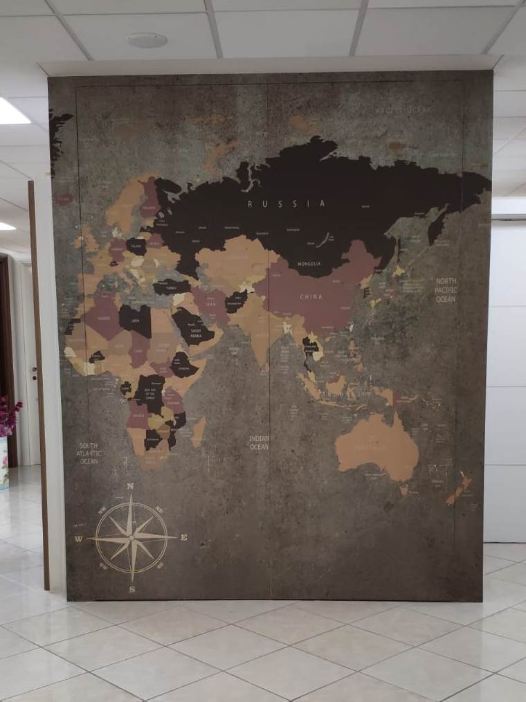 porta a filo muro camuflage