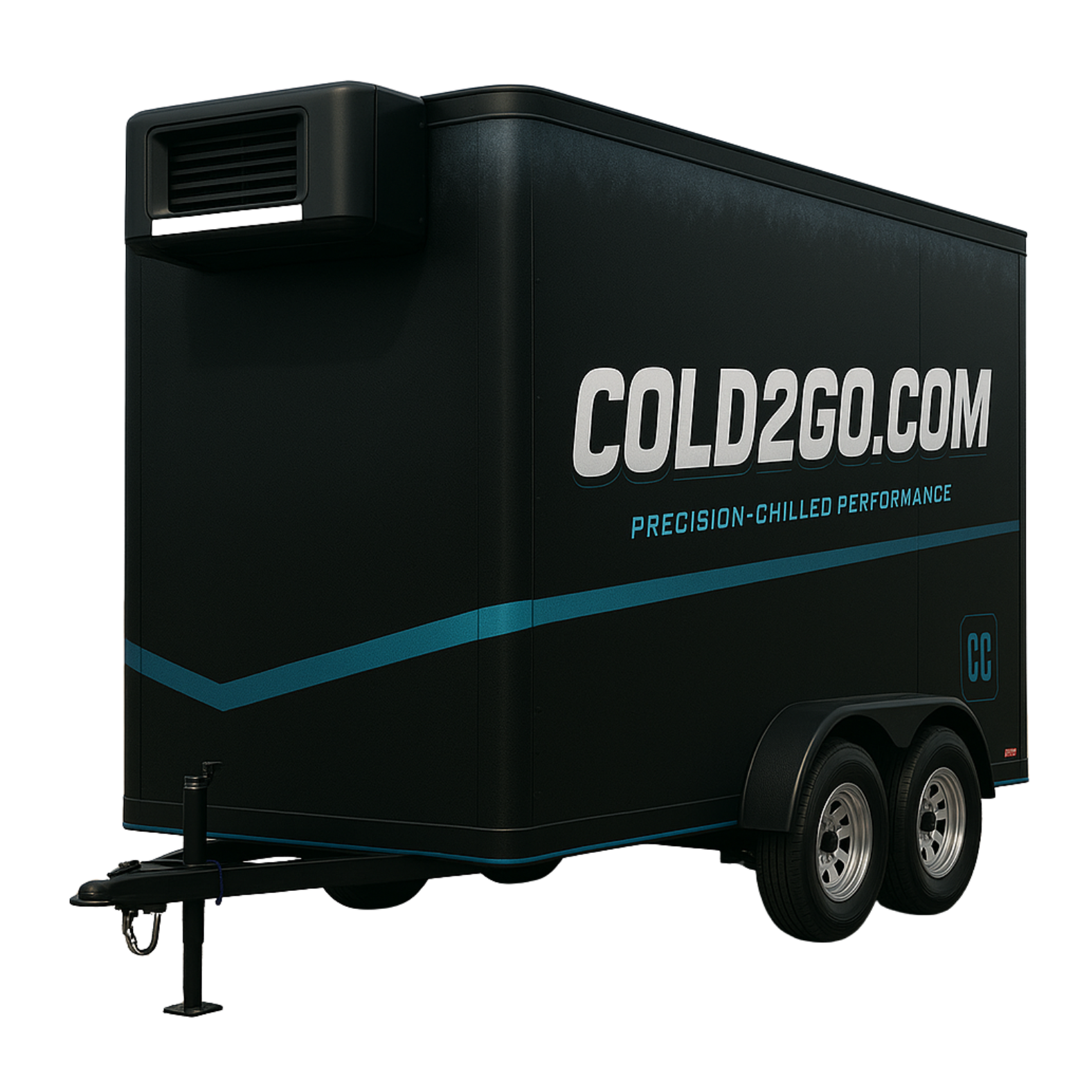 Black trailer with