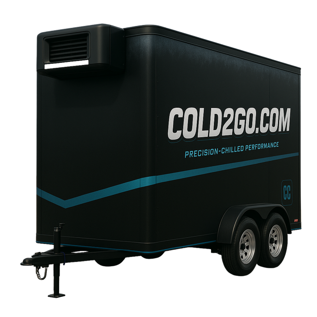 Black trailer with 